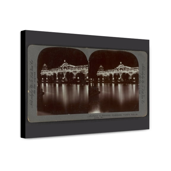 Canvas Print: Palace Of Electricity Illuminated, World's Fair, St. Louis, Mo.