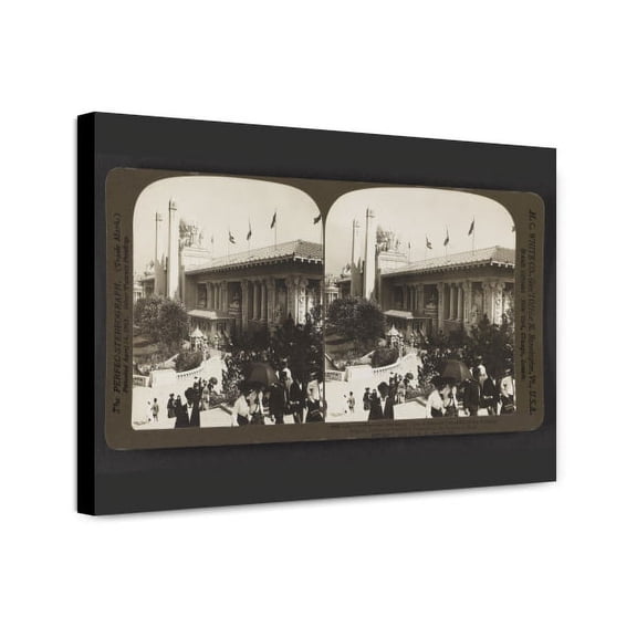 Canvas Print: Palace Of Mines And Metallurgy, One Of The Most Beautiful Of The