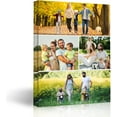 thumbnail image 1 of Canvas Print -Personalized Multi Photo Wall Art With Your Photo for Couple Friends Anniversary Home Decoration Framed Ready to Hang 8x10 Inches, 1 of 4