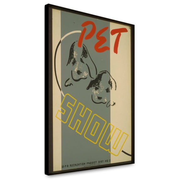 Canvas Print: Pet Show - Wpa Recreation Project, Dist. No. 2