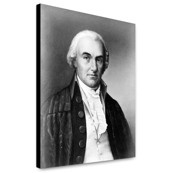 Canvas Print: Photograph Of Portrait Of Oliver Ellsworth, Half-Length, Facing