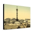 thumbnail image 1 of Canvas Print: Place De La Bastille, Paris, France, circa 1890, 1 of 3