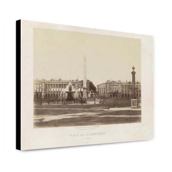 Canvas Print: Place De La Concorde A Paris /, 1854