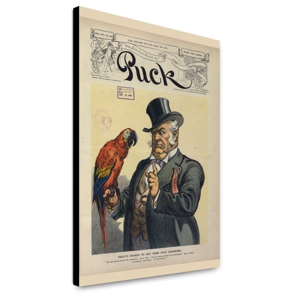 Canvas Print: Polly's Chance To Get Some Nice Crackers, 1909