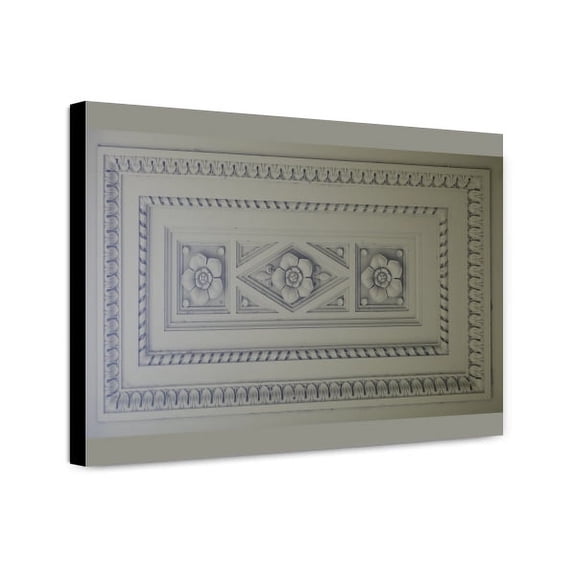 Canvas Print: Porch Detail, U.S. Post Office And Courthouse, Laredo, Texas, 2007