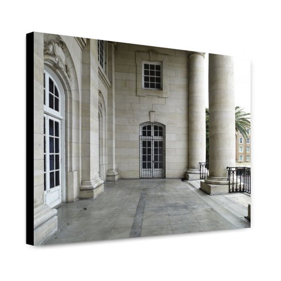 Canvas Print: Porch, U.S. Post Office And Courthouse, Laredo, Texas, 2007