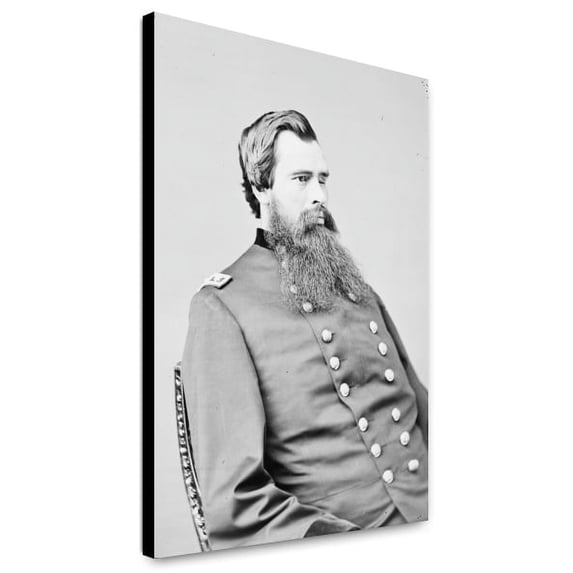 Canvas Print: Portrait Of Maj. Gen. New Mexicortin Curtis, Officer Of The Federal