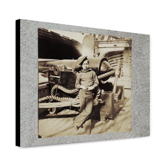 Canvas Print: Powder Monkey On U.S.S. New Hampshire, Off Charleston, South