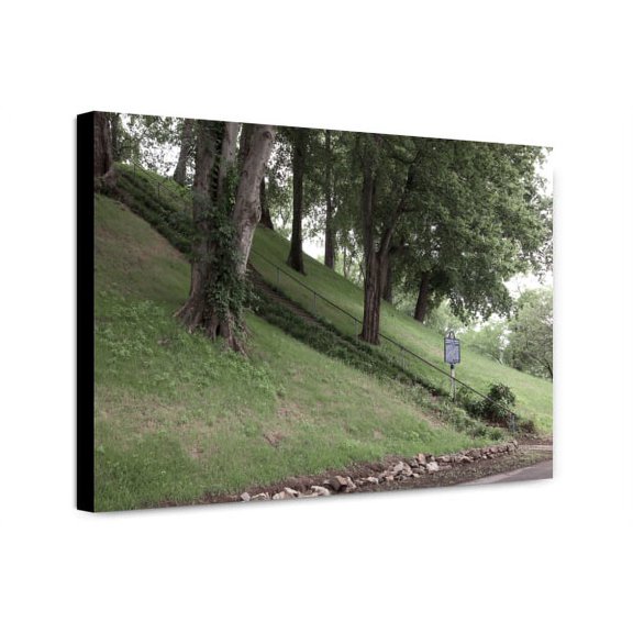 Canvas Print: Prehistoric Indian Mound, Florence, Alabama, 2010