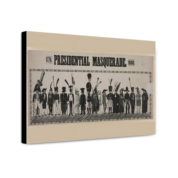 Canvas Print: Presidential Masquerade