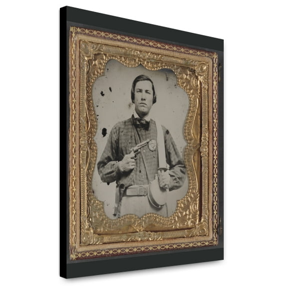 Canvas Print: Private David C. Colbert Of Company C, 46th Virginia Infantry