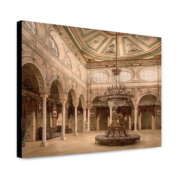 Canvas Print: Private Drawing Room, II, Kasr-El-Said, Tunisia, 1899
