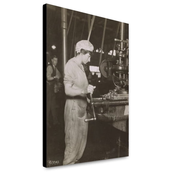 Canvas Print: Profiling Extractors - Eddystone Rifle Plant, Eddystone, Pa., circa
