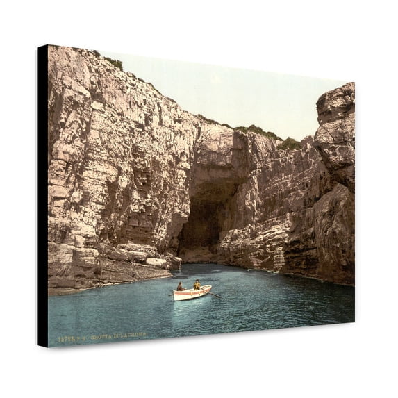 Canvas Print: Ragusa, Cave Of Lacroma, Dalmatia, Austro-Hungary, circa 1890