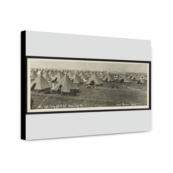 Canvas Print: Reg't Camp 26th Inf., Texas City, Tex., 1913