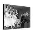thumbnail image 1 of Canvas Print: Representatives Of The Armed Forces Picking Miss Armed Forces, 1951, 1 of 3