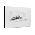 thumbnail image 1 of Canvas Print: Residence (Vernacular Residence), Sarasota, Florida. Rendering, 1 of 3