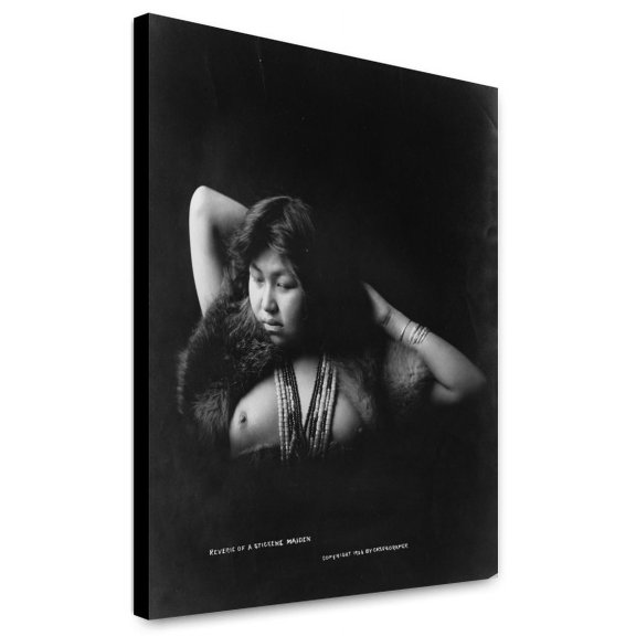 Canvas Print: Reverie Of A Stickene Maiden, 1906