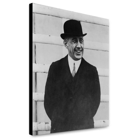 Canvas Print: Roald Amundsen, Half-Length Portrait, Standing, Facing Slightly