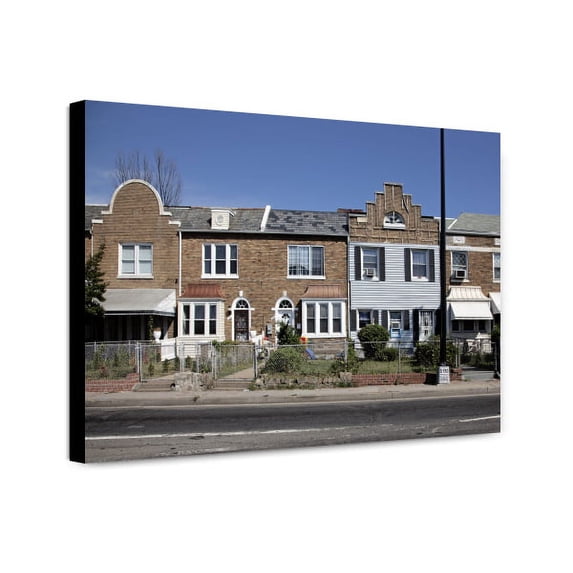 Canvas Print: Row Houses In Nebraska, Washington, D.C., 2010