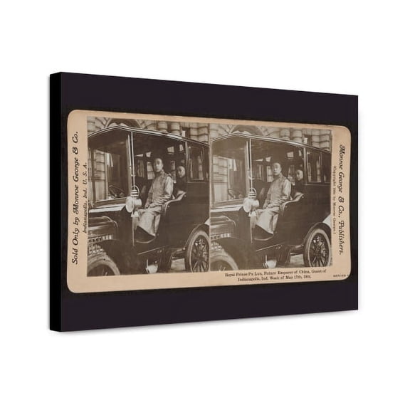 Canvas Print: Royal Prince Pu Lun, Future Emperor Of China, Guest Of