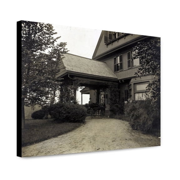 Canvas Print: Sagamore Hill, President Roosevelt's Country Home The Driveway.