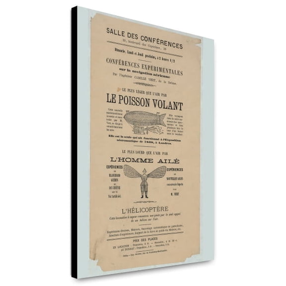 Canvas Print: Salle De Conferences Conferences Experimentales Sur La Navigation