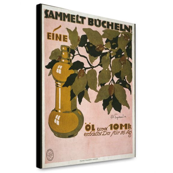 Canvas Print: Sammelt Bucheln!, 1918