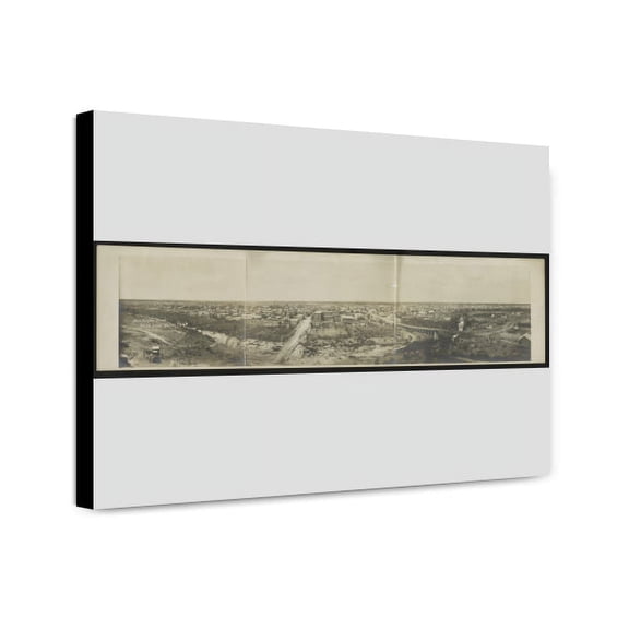 Canvas Print: San Angelo, Texas North From Water Tank, 1907