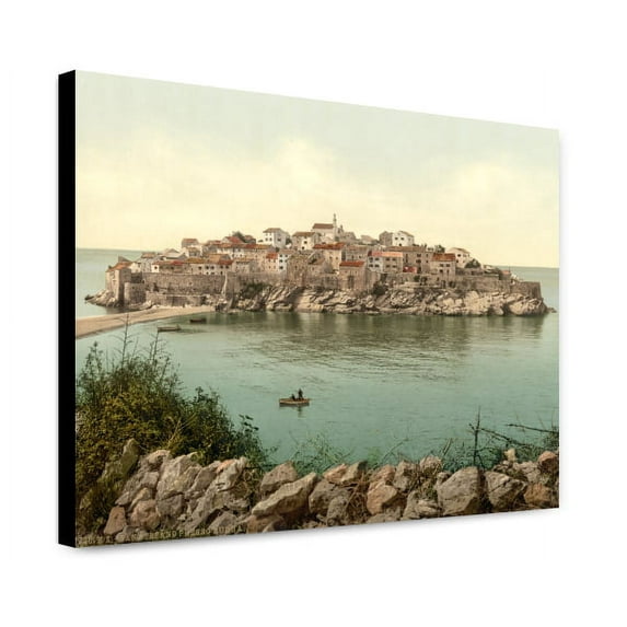 Canvas Print: San (I.E., Santo) Stefano, Near Budua, Dalmatia, Austro-Hungary