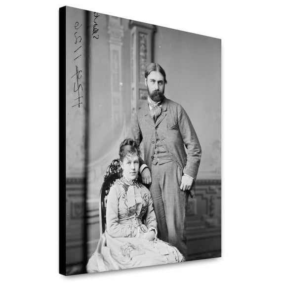Canvas Print: Satoris, Mr. & Mrs. (Nellie Grant), circa 1865