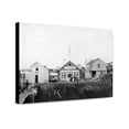 thumbnail image 1 of Canvas Print: Scene In Front Of Ott And Scheele's General Merchandise Store, 1 of 3