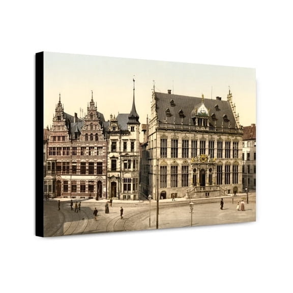 Canvas Print: Schutting, Bremen, Germany, circa 1890