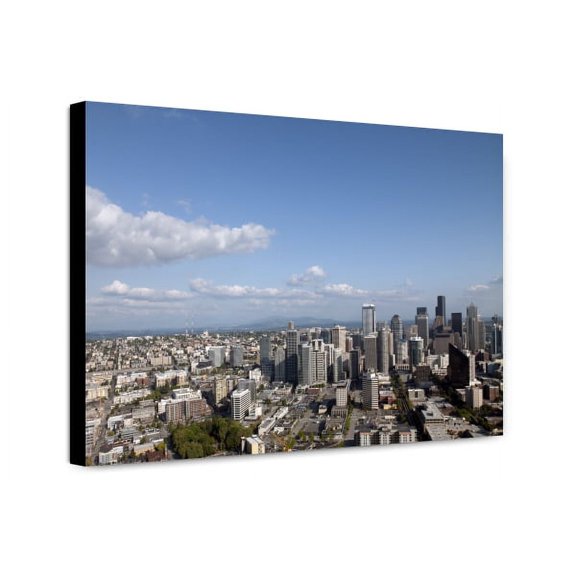 Canvas Print: Seattle, Washington, View Taken From The Space Needle, 2009