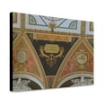 thumbnail image 1 of Canvas Print: Second Floor Corridor. Printers' Marks+columns. View Of Mural, 1 of 3