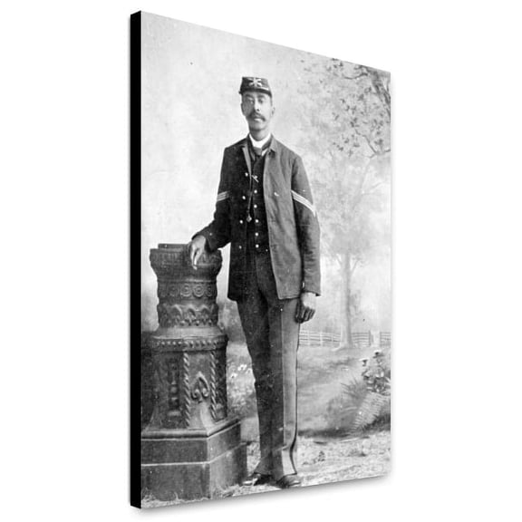 Canvas Print: Sgt. John Denny, Full-Length Portrait, Standing, Facing Front, 1900