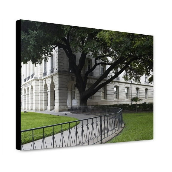 Canvas Print: Side Exterior, U.S. Post Office And Courthouse, Laredo, Texas, 2007