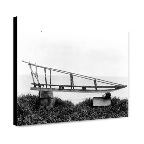 Canvas Print: Sled, Nunivak, 1929