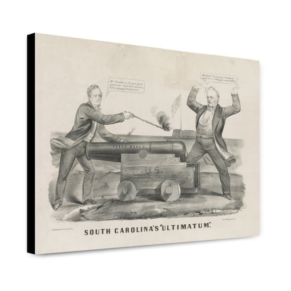 Canvas Print: South Carolina's Ultimatum, 1861