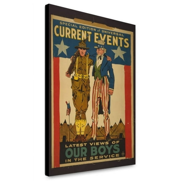 Canvas Print: Special Edition Of Universal Current Events Latest Views Of Our