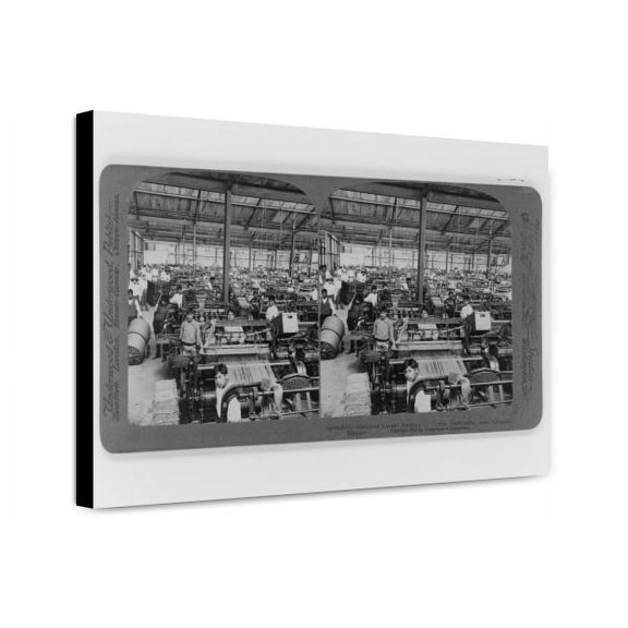 Canvas Print: Splendidly Equipped Carpet Factory Santa Gertrudes, Near Orizaba