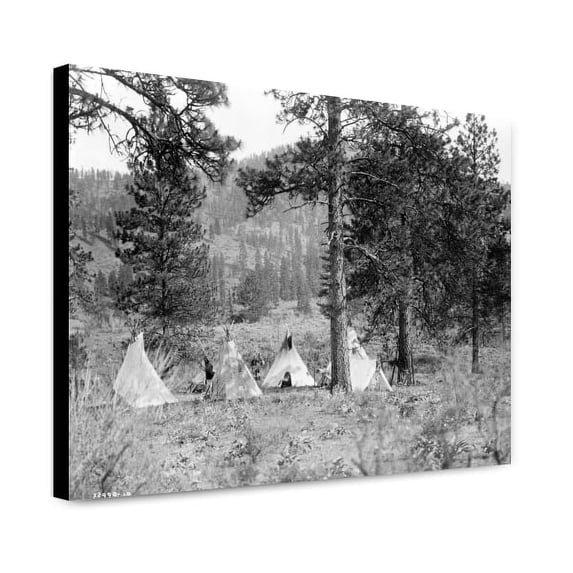 Canvas Print: Spokan Camp, 1910