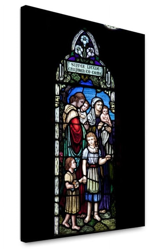 Canvas Print: Stained Glass Windows, St. Paul's Episcopal Church, Selma, Alabama