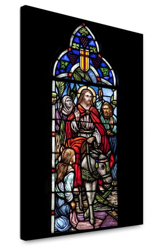 Canvas Print: Stained Glass Windows, St. Paul's Episcopal Church, Selma, Alabama