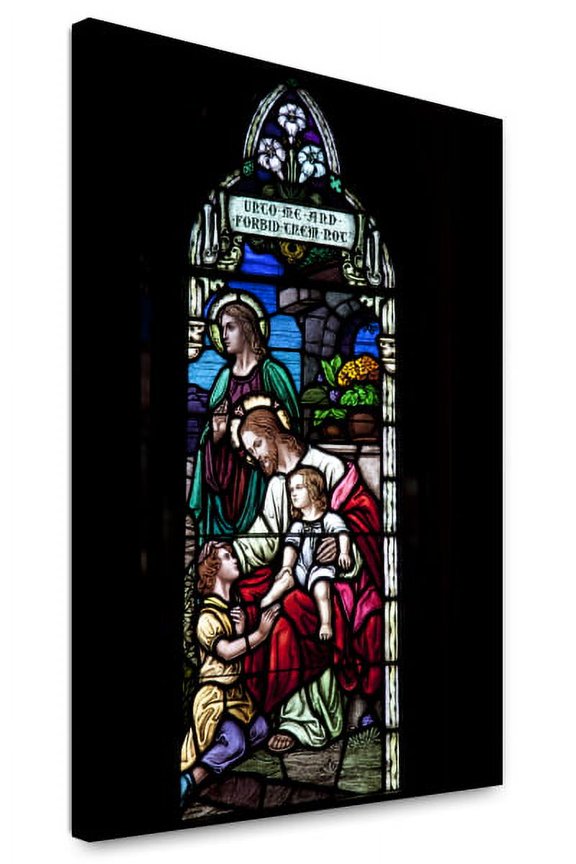 Canvas Print: Stained Glass Windows, St. Paul's Episcopal Church, Selma, Alabama