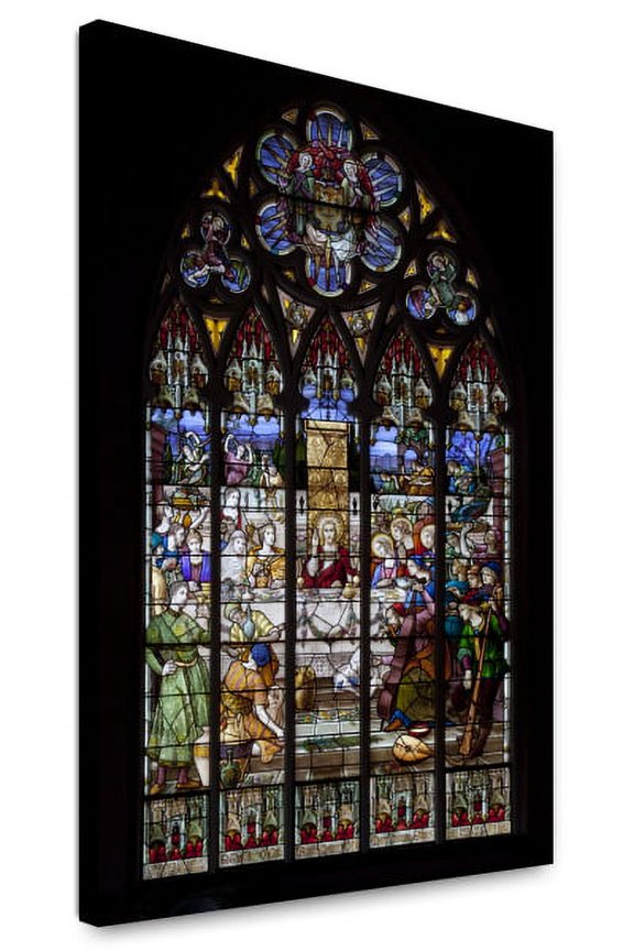 Canvas Print: Stained Glass Windows, St. Paul's Episcopal Church, Selma, Alabama