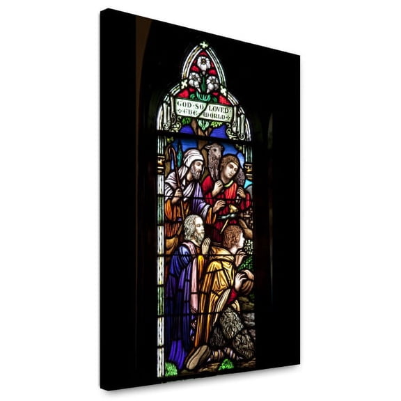 Canvas Print: Stained Glass Windows, St. Paul's Episcopal Church, Selma, Alabama