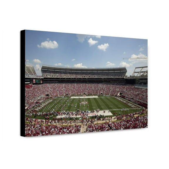 Canvas Print: Stands Filled With Shouting Fans, University Of Alabama Football