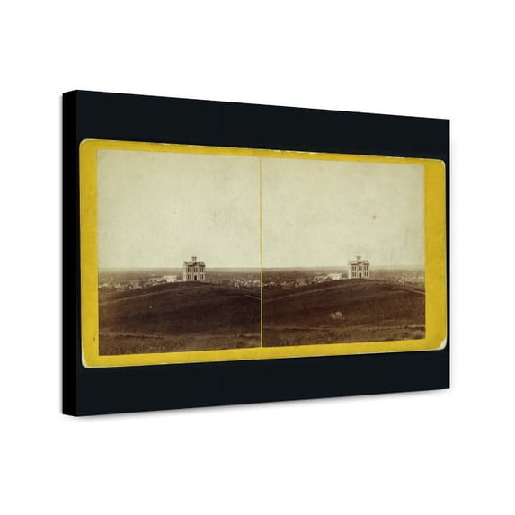 Canvas Print: State University, Lawrence, Kansas, 323 Miles West Of St. Louis