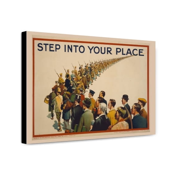 Canvas Print: Step Into Your Place, 1915